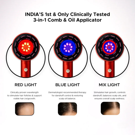 TrioScalp 3-in-1 Red-Light Hair Scalp Revive