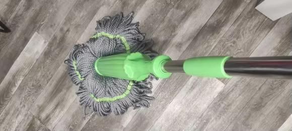 SpinTwist Self‑Wring Microfiber Mop