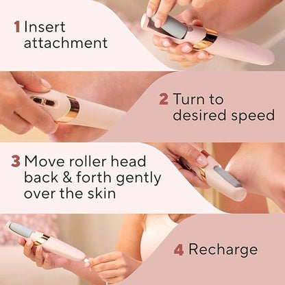 Cordless Electric Callus Remover – At‑Home Pedicure