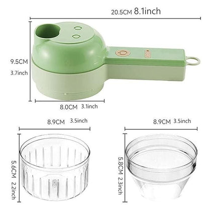 SwiftChop 4‑in‑1 Mini Electric Processor