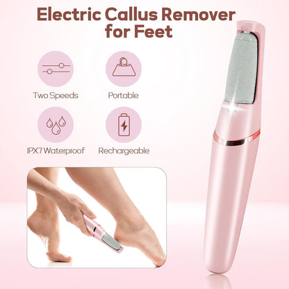 Cordless Electric Callus Remover – At‑Home Pedicure