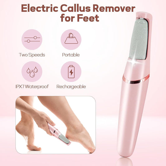 Cordless Electric Callus Remover – At‑Home Pedicure