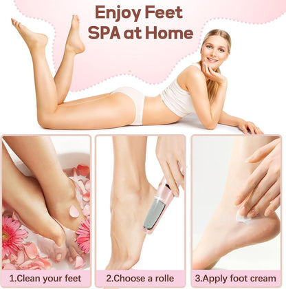 Cordless Electric Callus Remover – At‑Home Pedicure