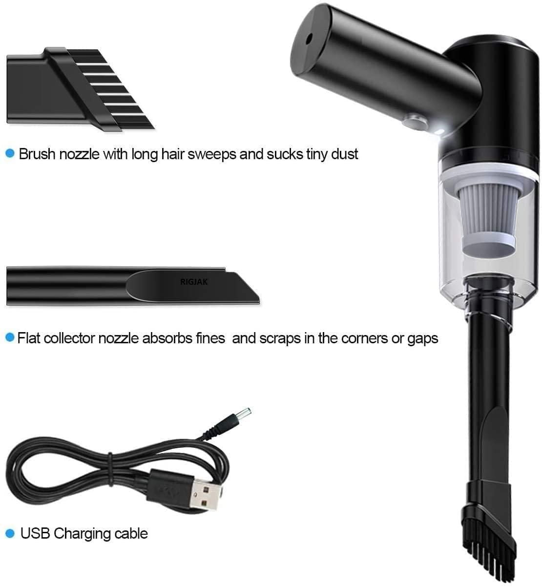 AeroClean 2‑in‑1 Air Duster & Mini Vacuum