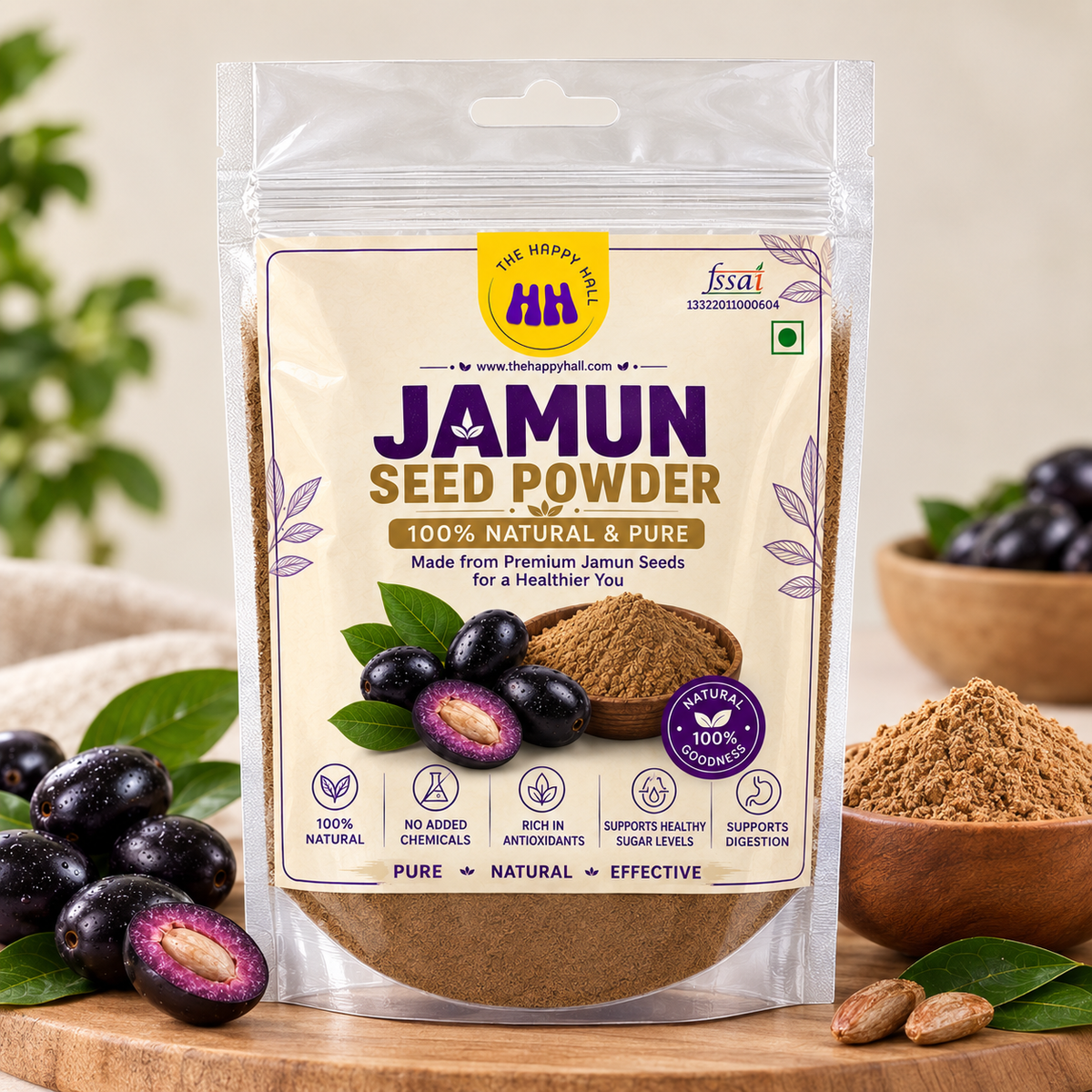 Pure Jamun Seed Powder