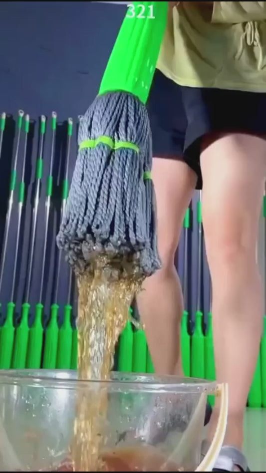SpinTwist Self‑Wring Microfiber Mop