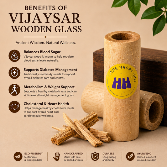 Vijaysar Wooden Glass